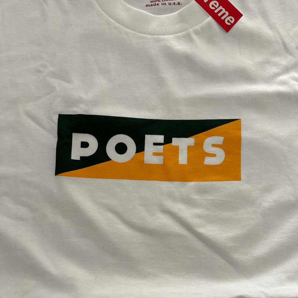 Supreme "Poets" T-shirt - NWT - Size M